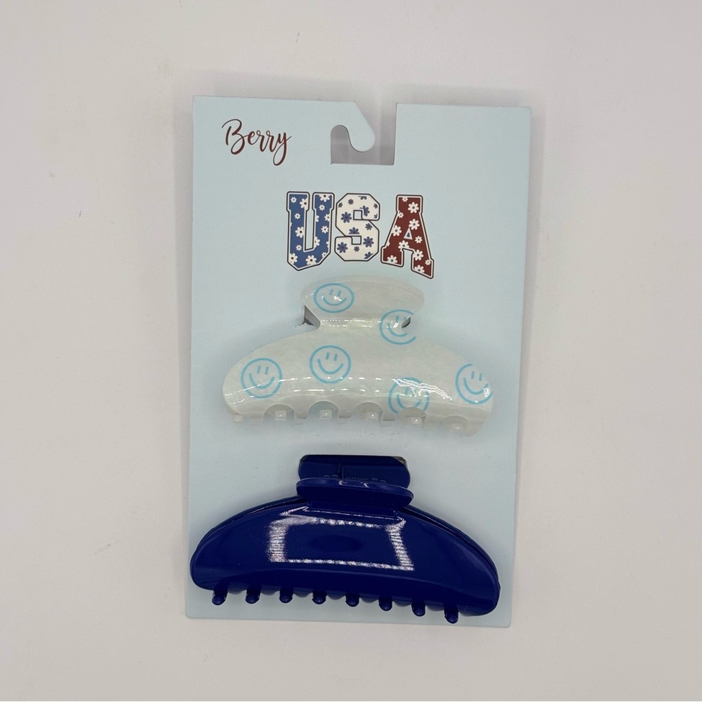 6 PC Berry Patriotic Hair Accessories Bundle NEW - Picture 4 of 10